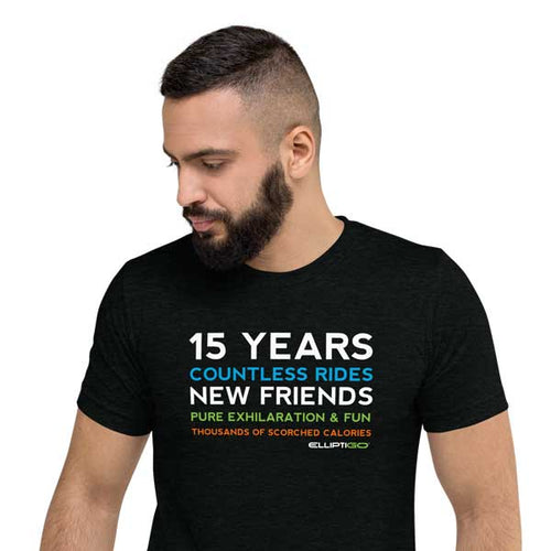 T-Shirt, 15 Years of Countless Rides, Men's Short Sleeve