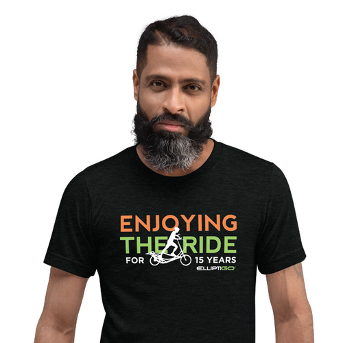 T-Shirt, 15 Years Enjoying the Ride, Men's Short Sleeve