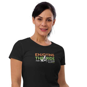 T-Shirt, 15 Years Enjoying the Ride, Women's Short Sleeve