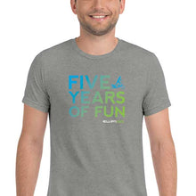 Load image into Gallery viewer, T-Shirt, 5 Years of Fun Big and Bold, Unisex Short Sleeve