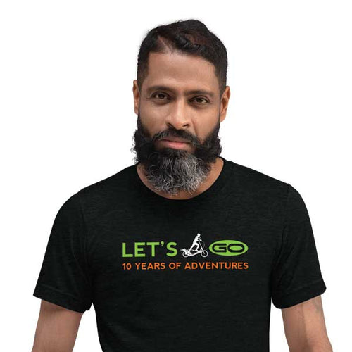 T-Shirt, 10 Years Let's GO, Men's Short Sleeve