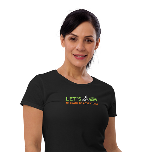 T-Shirt, 10 Years Let's GO, Women's Short Sleeve