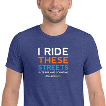 Load image into Gallery viewer, I Ride These Streets Unisex Short Sleeve T-Shirt