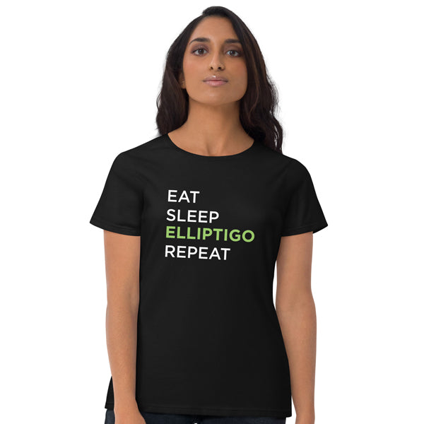 Eat, Sleep, ElliptiGO, Repeat, Women's T-Shirt